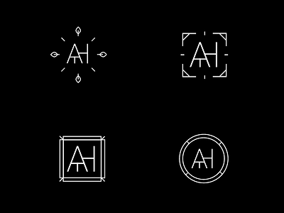 AH Acupuncture acupuncture branding healing arts logo mark wip