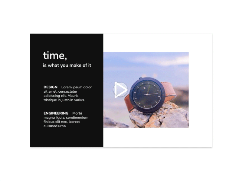 DailyUI - 057 - Video Player 057 animation clean dailyui framer madewithframer simple video video player