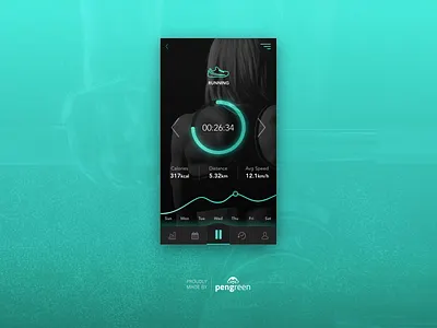 Daily UI Challenge 041 - Workout Tracker challenge daily design interface mobile responsive ui user workout tracker