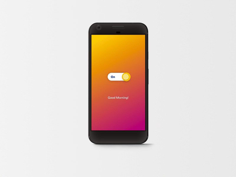 Switch On/Off design grid invision studio invison typography ui user interface ux