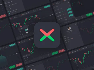 BinX - Binary options app for iOS binary ios options prototype sketch ui ux
