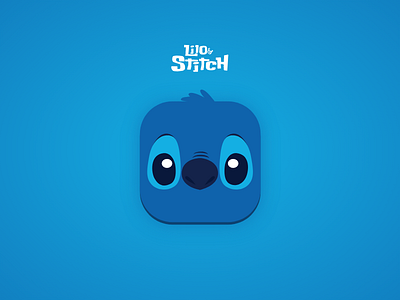 Daily UI — App Icon #005 005 challenge daily ui 005 dailyui dailyui005 disney lilo stitch graphic design icon app ui design user experience user interface design ux design web design