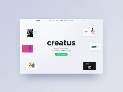 Creatus creatus header hero wordpress