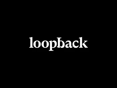 loopback wordmark branding identity lettering logo logotype loopback script type typography wordmark
