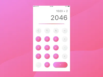 Daily UI #004 - Calculator calculator daily ui dailyui ui ux