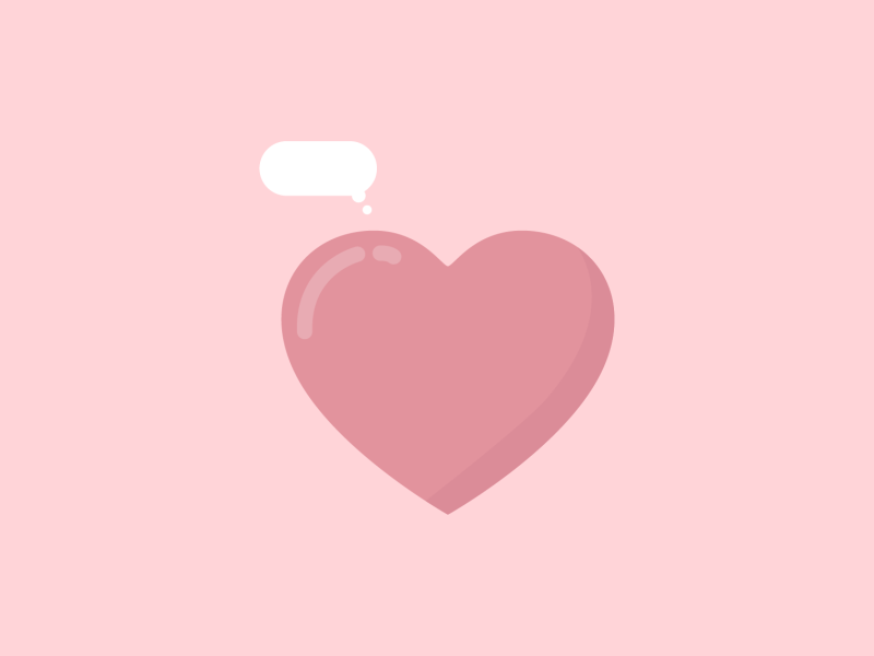 Heart heart loop write