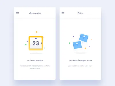Empty states 2 app design mobile ui user interface ux
