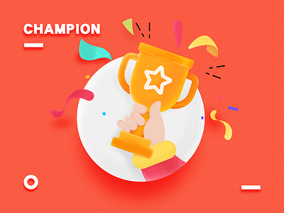 champion champion cheering illustration trophy victory