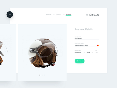Credit Card Checkout card checkout dailyui ecommerce payment shop ui