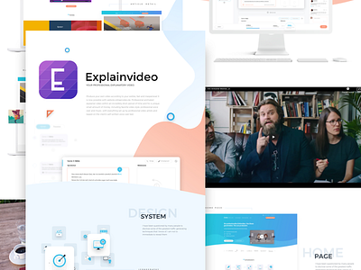 Explainvideo case study interaction minimalist tool ui ux web design website