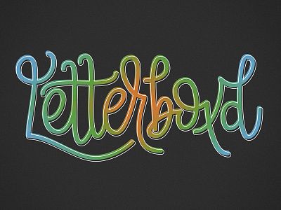 Letterboxd graphic design hand lettering lettering typography vector