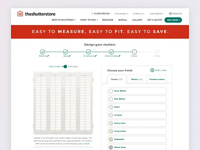 Dribble Cribbslandingpage 800 X 600 configurator e commerce minimal ui ux