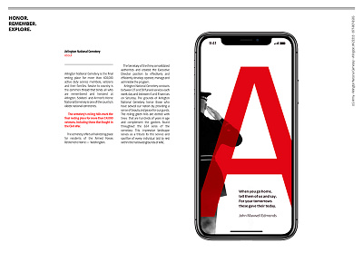 Arlington National Cemetery america app cemetery concept creative designconcept iphonex mobile presentation ui uiux ux
