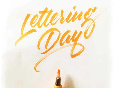 Lettering Day brushlettering