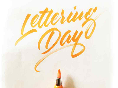 Lettering Day brushlettering