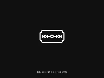 Icon Cover (Judas Priest, British Steel) album cover blade icon judas priest razor razor blade