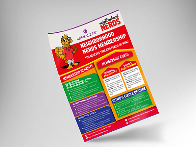 Nerd Flyer brochure events flyer mother day poster print design social media design