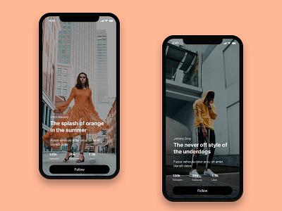 IPhoneX Personality UI challenge iphonex persons shot ui