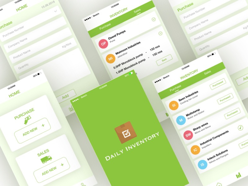 Inventory Management App - UI Kit by Gowtham Selvaraj on Dribbble
