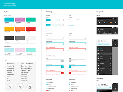 Eunomia Toolkit brand mobile toolkit ui ux