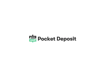 Pocket Deposit 04 brand branding cash deposit design logo money pocket deposit