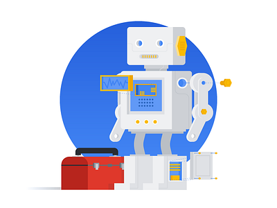 Robot data mechanics robot robotics tech technology toolbox
