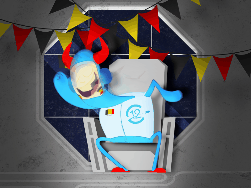 Belgium World Cup in space animate capsule12 motiondesign worldcup