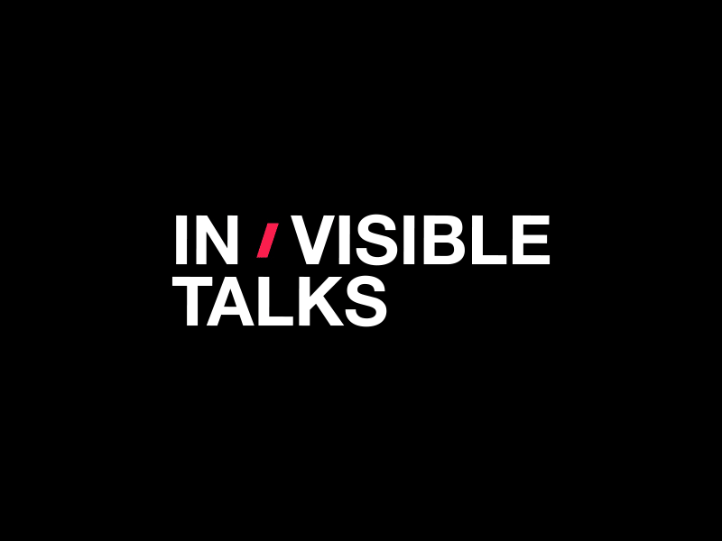 In/Visible Talks aftereffects branding conference design logo logo animation logo variation pictograms