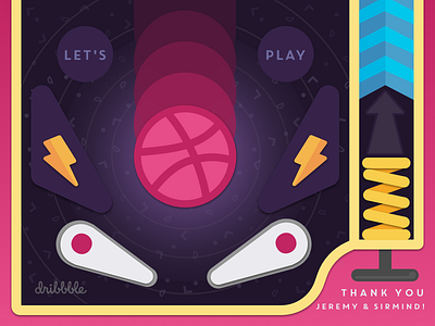 Let's Play!!! arcade debut illustration pinball sketch app