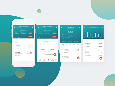 My Viettel Telecom App app application clean design flat interface mobile simply telecom ui ux viettel