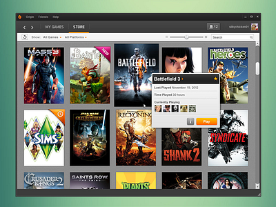 Origin Application ea games gaming origin