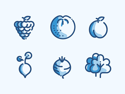 Fruits And Vegtables Line Icons food fruits icon pack icon set icons line vegetables veggies