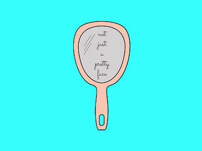 Not Just A Pretty Face design face mirror pretty