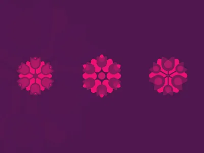 Macarena Farms colombia farms flower geometry logo macarena violet