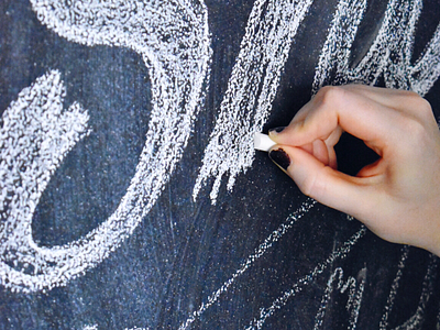 Getting back into chalk murals chalk lettering chalk mural hand drawn type hand lettering lettering typography
