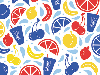 Sonic Summer Packaging 2018 fruit ingredients splash summer