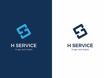 H Service Logo branding design identity logo logotype