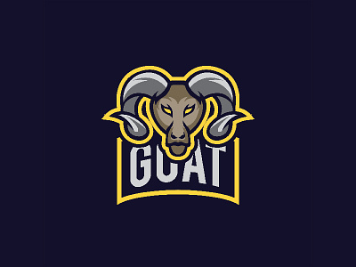 Goat Dribble esport logo goat logo logo