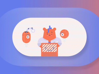 Properbite Raquel after effects animation app illustration illustrator motion ux