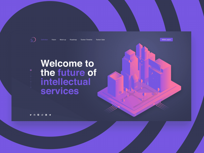 Blockchain service animation animation blockchain cryptocurrency gradients isometric ui ux