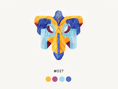 Masked twentyseven color design illustration mask