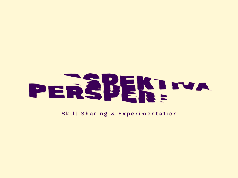 Perspektiva alternative logo brand broken effect glitch logo logotype perspective silkscreen typo typography