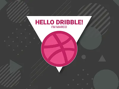 Hello Dribble! ball debut dribble first shot invitation thanks