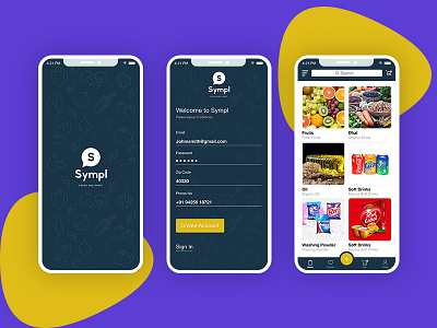 Grocery Mobile App grocery mobile app mobile design uxui