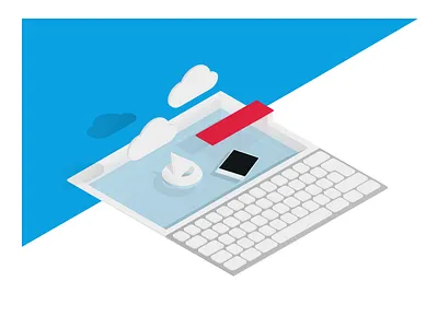 Mediapool illustration infographic isometric mediapool pool