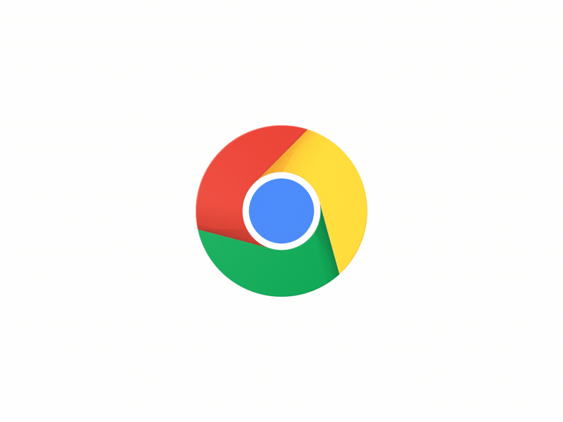 Google Chrome Loading #4 animation app branding chrome flat google icon logo ui vector web