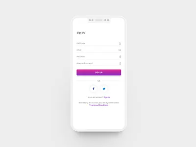 Daily UI #001, Sign Up screen adobe xd daily ui female designers in nigeria sign up uiux design