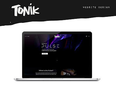 Tonik Sound - The website colorfull compagny design gif glitch music sound startup technology vaporwave video website