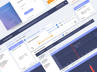 EctoControl clean design minimal site ui ux web