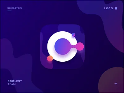 COOLEST logo2.0 blue brand c coolest dark font geometry gif icon logo purple simple